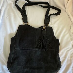 Joyn suede tote.